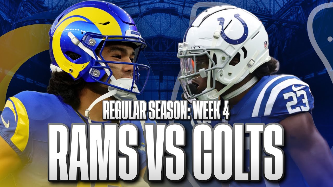 Learn which TV channel or how to live stream the NFL Week 4 Indianapolis Colts and Los Angeles Rams game, Sunday, October 1.