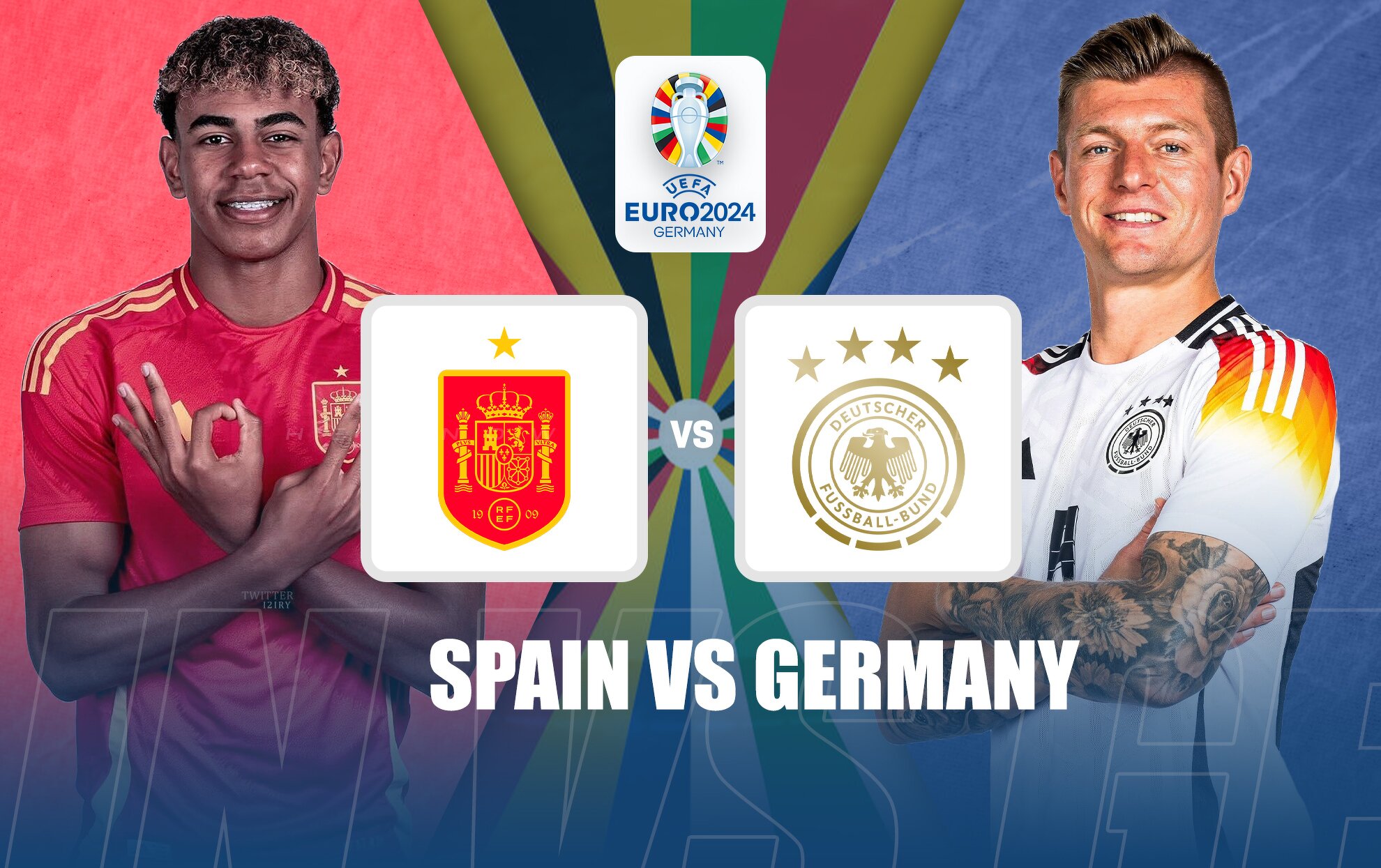 Spain vs Germany EURO2024 Free Streaming Live