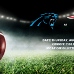 Patriots vs Panthers NFL preseason week 1 free live stream online